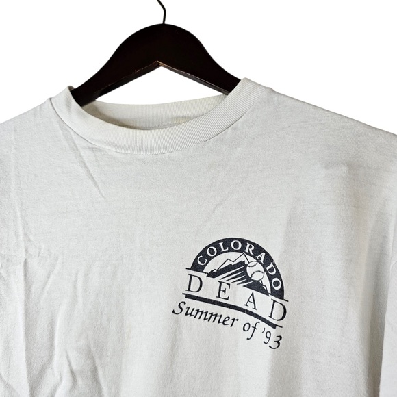 Vintage Grateful Dead Colorado Dead Summer '93 T-Shirt (L) - Rockies Garcia - Picture 3 of 7